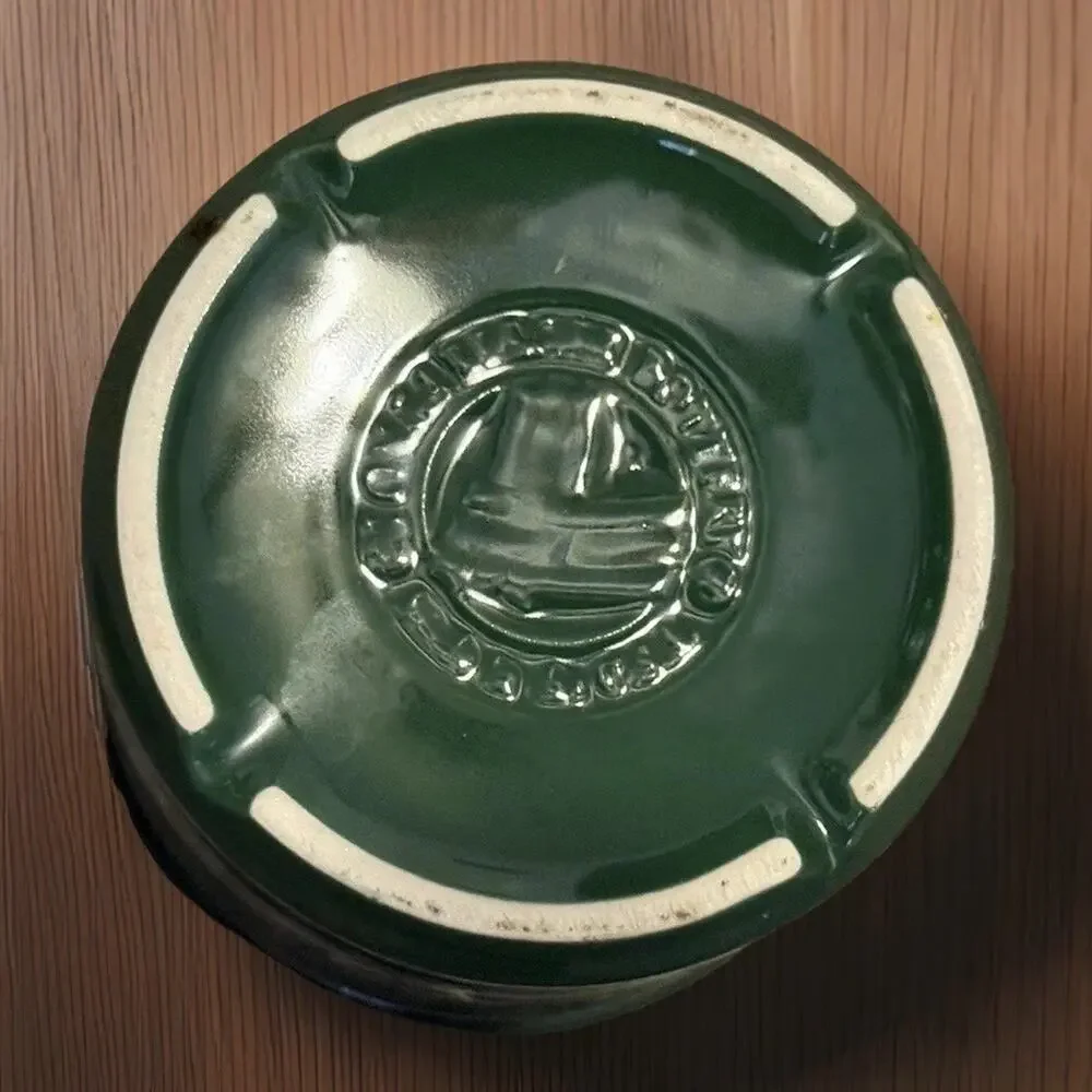 Longerberger Pottery Woven Traditions Ceramic Crock With‎ Lid Ivy Green